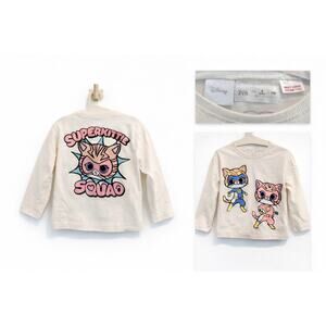 Zara Girls Super Kittie Long Sleeve Shirt